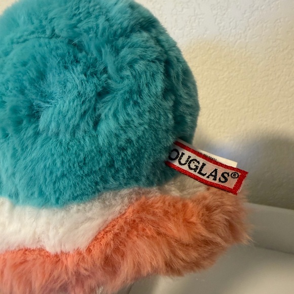 Douglas Syd Snail Plush Blue Pink Super Soft Stuffed Animal - Picture 4 of 6